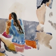 Two Woman Sitting_16x12_Watercolor