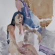 Two Women_12x16_Watercolor