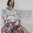 Woman Reading_12x16_Watercolor