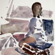 Woman in Boots_12x16_Watercolor
