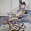 Nude Reading_12x16_Watercolor