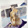 Seated Nude_12x16_Watercolor
