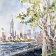 Lower Manhattan_12x16_Watercolor_2014