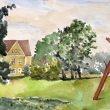 Yellow House_20x14_Watercolor_2013