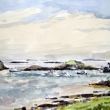 Mongegan Harbor_12x16_Watercolor