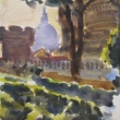 Castle d'Angelo_6x9_Watercolor