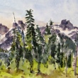 Behind Mt.Ranier_16x12_Watercolor