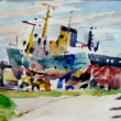 Rockland Drydock.5x5_Watercolor