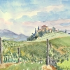 Along the Chianti Trail_16x12_Watercolor