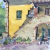 Tuscan Farm house_6x9_Watercolor