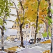 Guggenheim in Springtime_12x16_Watercolor