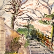 Stairway to Reservoir_12x16_Watercolor